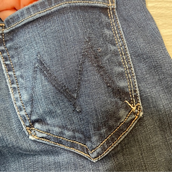 MOTHER Looker Ankle Frey MidRise Skinny Jeans in Wash No Play Women’s size 24 - Picture 7 of 16